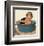 Sharing a Bath-Jessie Willcox Smith-Framed Art Print