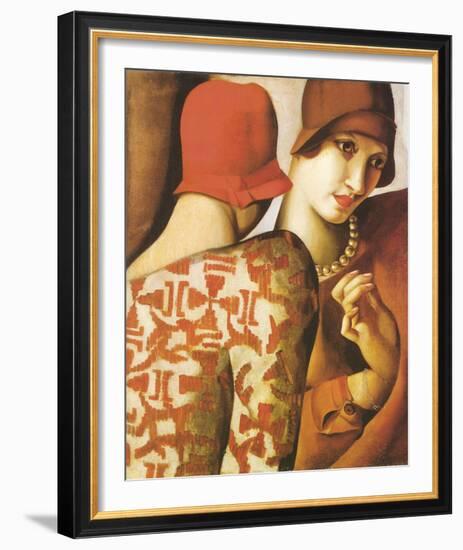 Sharing Secrets-Tamara de Lempicka-Framed Giclee Print