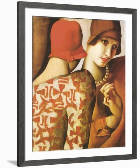 Sharing Secrets-Tamara de Lempicka-Framed Giclee Print