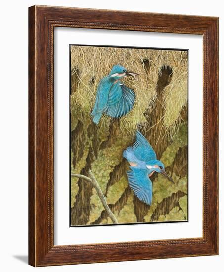 Sharing the Caring, 2011-Pat Scott-Framed Giclee Print