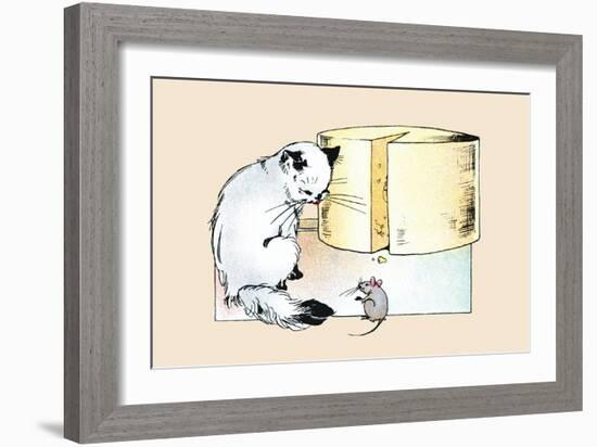 Sharing-null-Framed Art Print