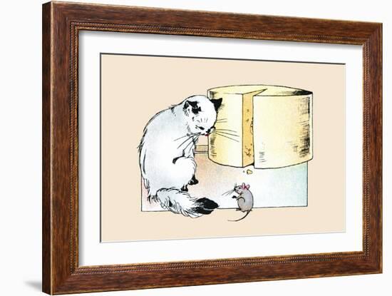 Sharing-null-Framed Art Print