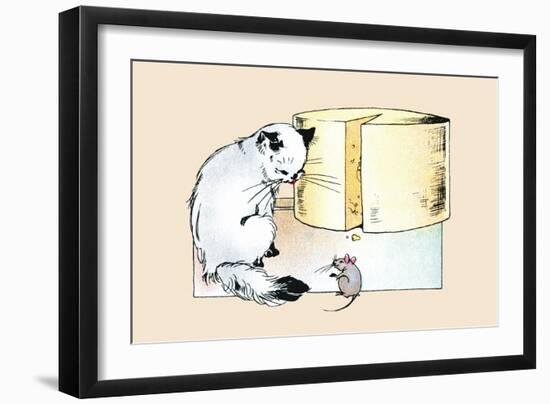 Sharing-null-Framed Art Print