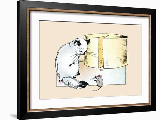 Sharing-null-Framed Art Print