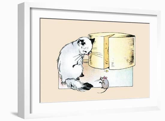 Sharing-null-Framed Art Print