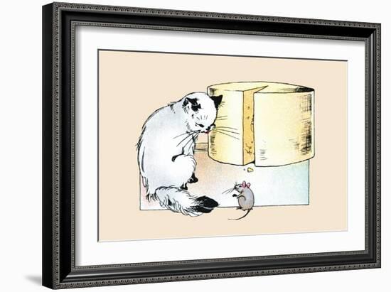 Sharing-null-Framed Art Print