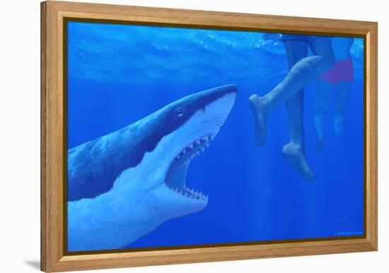 Shark Attack-Chris Butler-Framed Premier Image Canvas