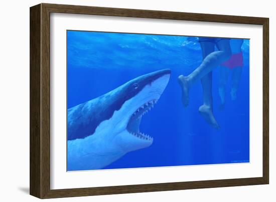 Shark Attack-Chris Butler-Framed Photographic Print