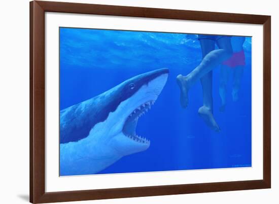 Shark Attack-Chris Butler-Framed Photographic Print