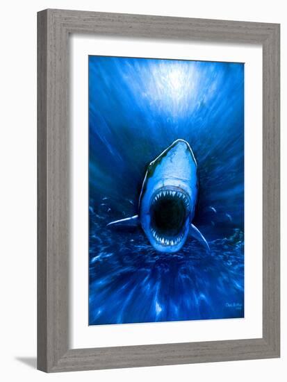 Shark Attack-Chris Butler-Framed Photographic Print