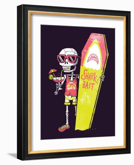 Shark Bait-Michael Buxton-Framed Art Print