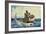 Shark Fishing, 1885-Winslow Homer-Framed Giclee Print