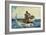 Shark Fishing, 1885-Winslow Homer-Framed Giclee Print