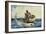 Shark Fishing, 1885-Winslow Homer-Framed Giclee Print