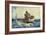 Shark Fishing, 1885-Winslow Homer-Framed Giclee Print