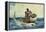 Shark Fishing, 1885-Winslow Homer-Framed Premier Image Canvas