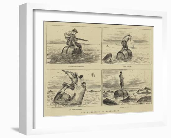 Shark-Shooting Extraordinary-William Ralston-Framed Giclee Print