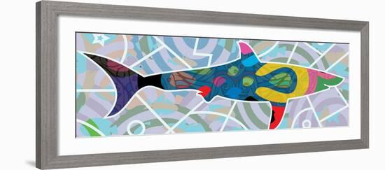 Shark-Teofilo Olivieri-Framed Giclee Print