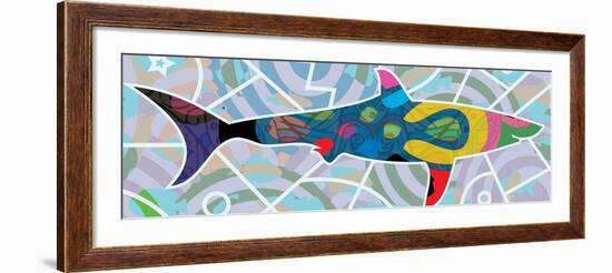 Shark-Teofilo Olivieri-Framed Giclee Print