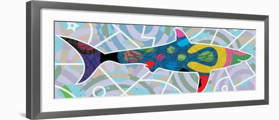 Shark-Teofilo Olivieri-Framed Giclee Print