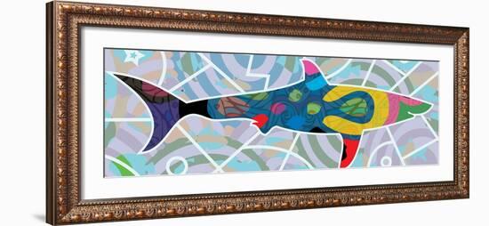 Shark-Teofilo Olivieri-Framed Giclee Print