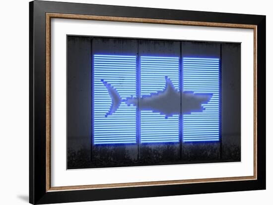 Shark-O.M.-Framed Giclee Print