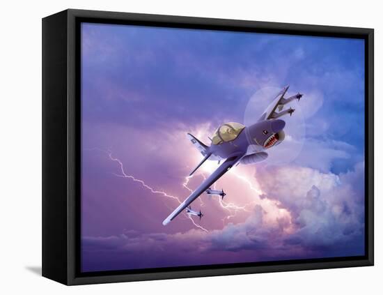 Shark-Ata Alishahi-Framed Premier Image Canvas