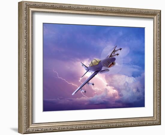 Shark-Ata Alishahi-Framed Giclee Print