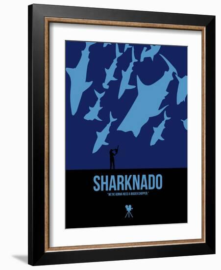 Sharknado-David Brodsky-Framed Art Print