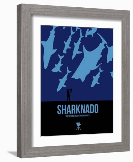 Sharknado-David Brodsky-Framed Art Print