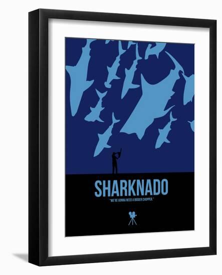 Sharknado-David Brodsky-Framed Art Print