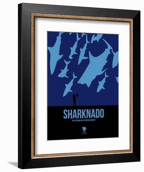 Sharknado-David Brodsky-Framed Art Print