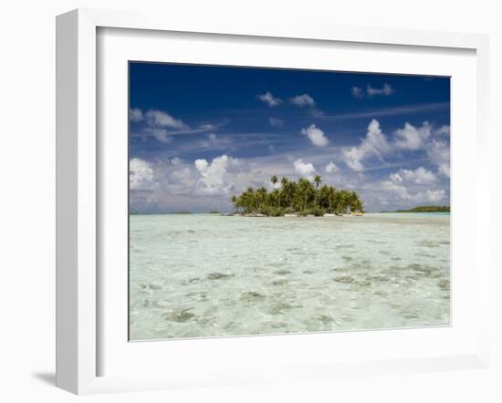 Sharks, Blue Lagoon, Rangiroa, Tuamotu Archipelago, French Polynesia Islands-Sergio Pitamitz-Framed Photographic Print