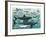 Sharks-null-Framed Art Print