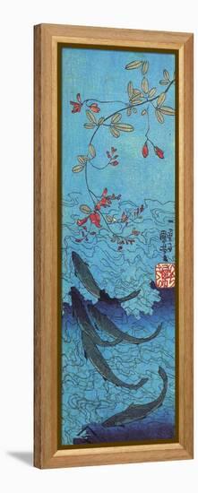 Sharks-Kuniyoshi Utagawa-Framed Premier Image Canvas