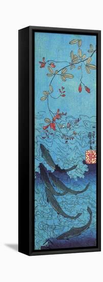 Sharks-Kuniyoshi Utagawa-Framed Premier Image Canvas