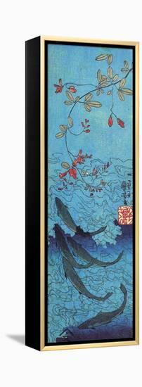 Sharks-Kuniyoshi Utagawa-Framed Premier Image Canvas