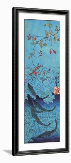 Sharks-Kuniyoshi Utagawa-Framed Giclee Print