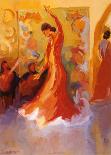 El Vestido Rojo-Sharon Carson-Art Print