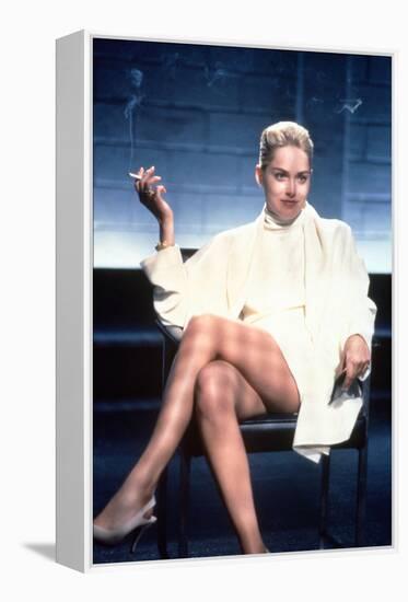 SHARON STONE. "Basic Instinct" [1992], directed by PAUL VERHOEVEN.-null-Framed Premier Image Canvas