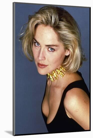 SHARON STONE. "Basic Instinct" [1992], directed by PAUL VERHOEVEN.-null-Mounted Photographic Print