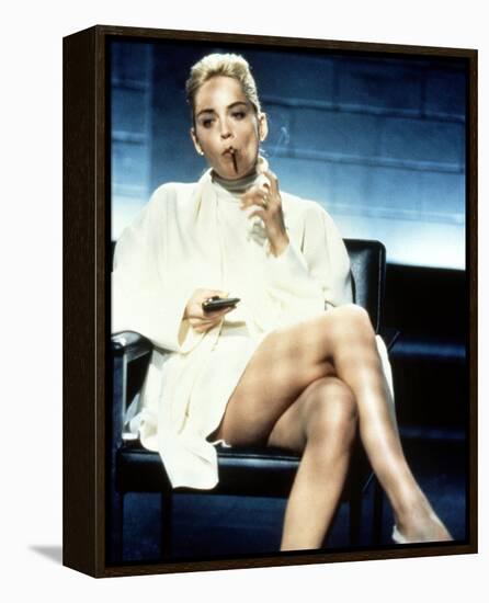 Sharon Stone, Basic Instinct (1992)-null-Framed Stretched Canvas