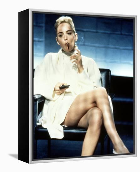 Sharon Stone, Basic Instinct (1992)-null-Framed Stretched Canvas