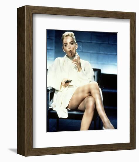 Sharon Stone, Basic Instinct (1992)-null-Framed Photo