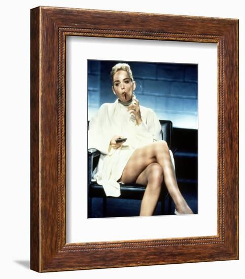 Sharon Stone, Basic Instinct (1992)-null-Framed Photo