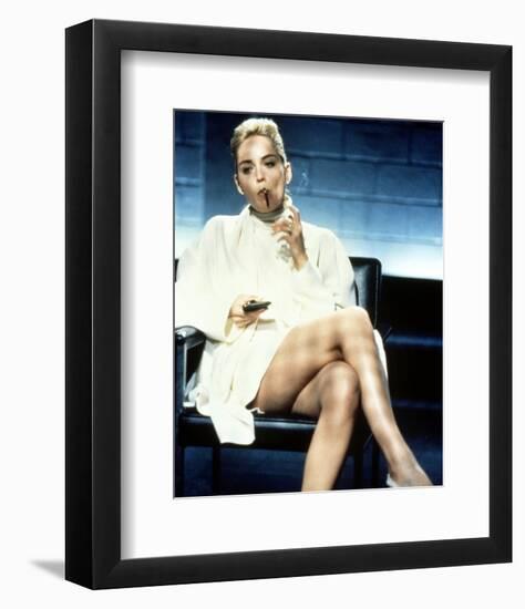 Sharon Stone, Basic Instinct (1992)-null-Framed Photo