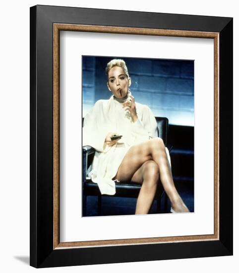 Sharon Stone, Basic Instinct (1992)-null-Framed Photo