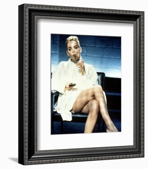 Sharon Stone, Basic Instinct (1992)-null-Framed Photo