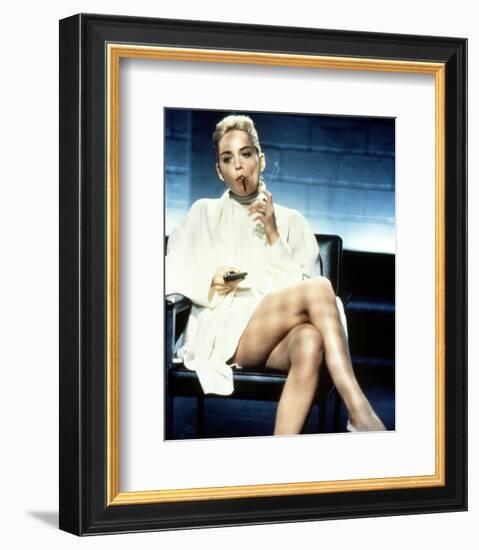 Sharon Stone, Basic Instinct (1992)-null-Framed Photo