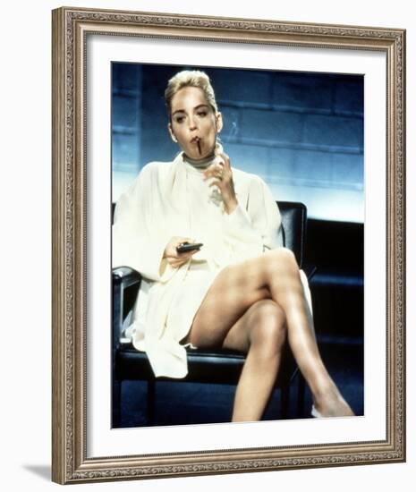 Sharon Stone, Basic Instinct (1992)-null-Framed Photo